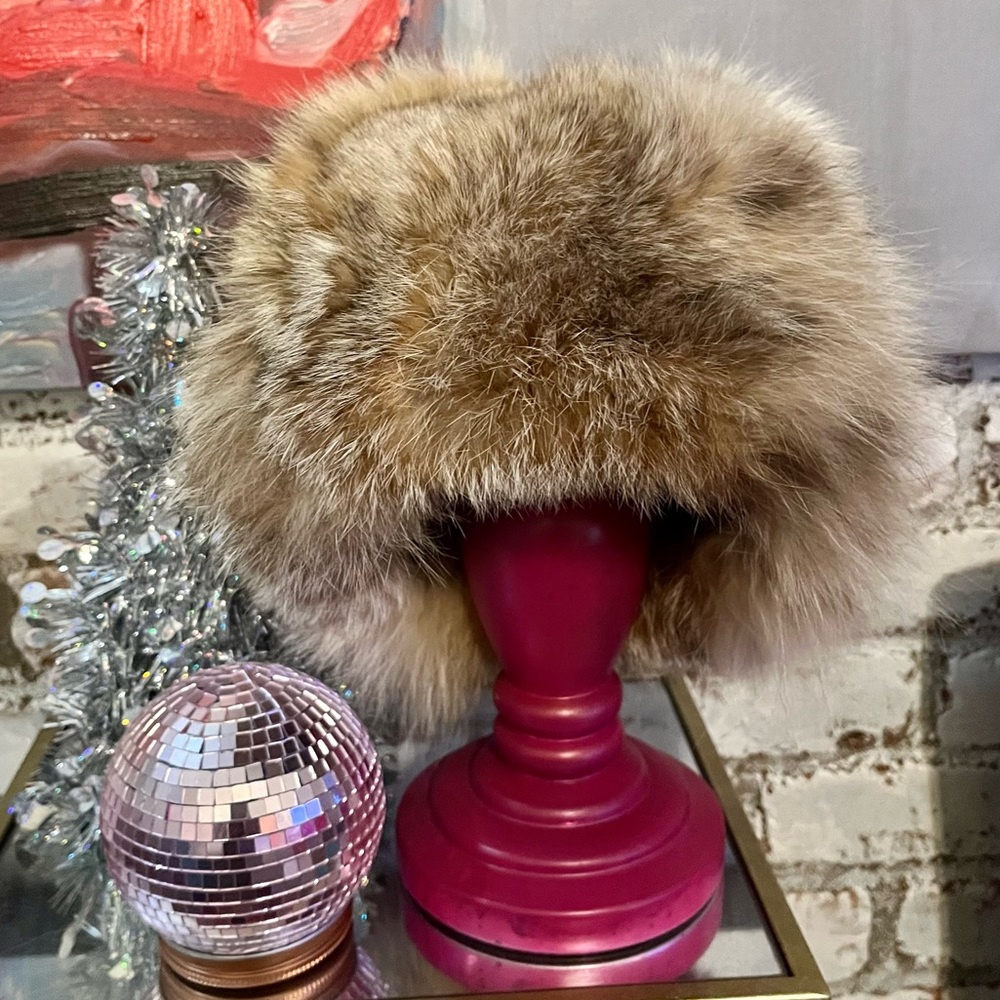 HARRODS - Real Fur Hat